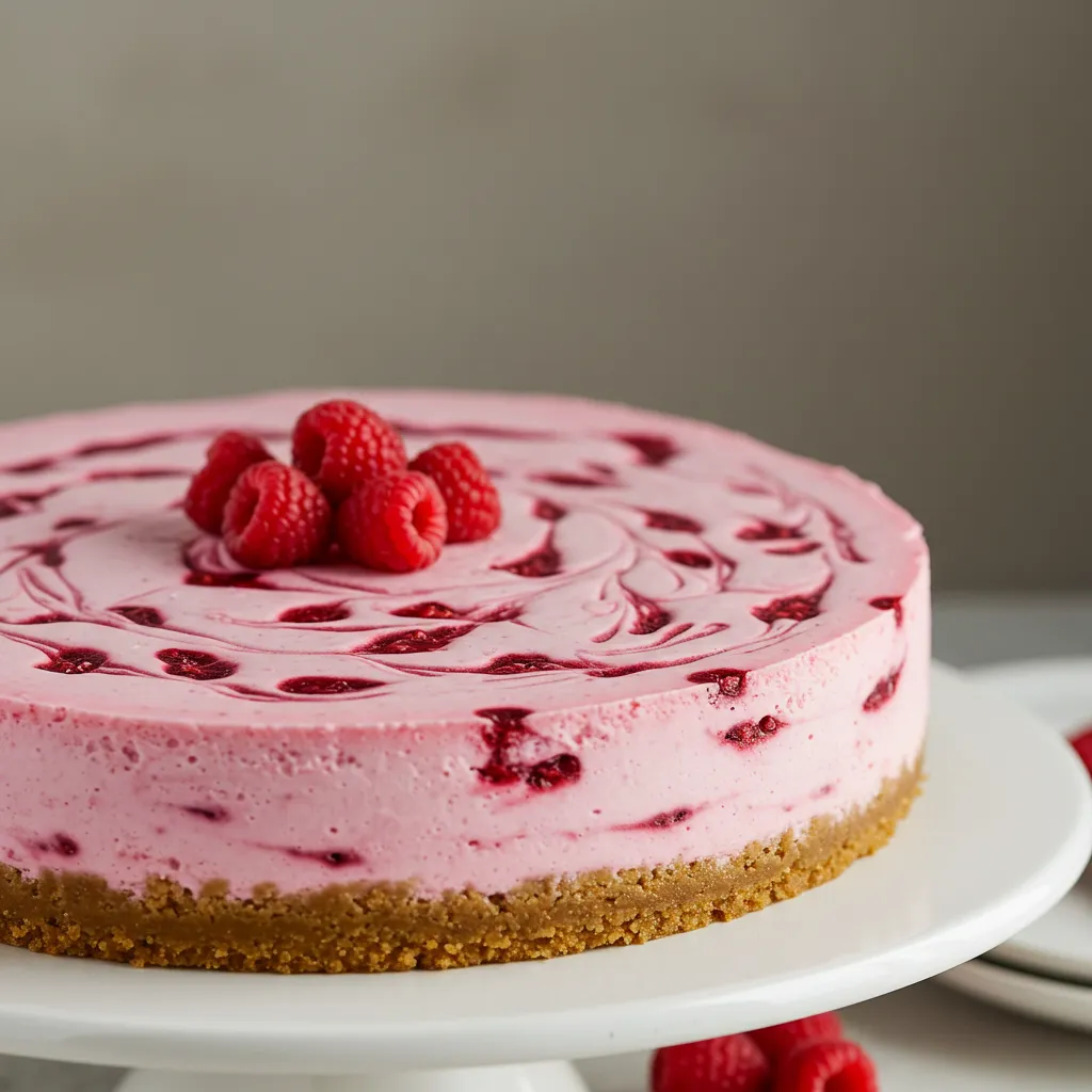Divine Raspberry Swirl Cheesecake Heaven - secondary view
